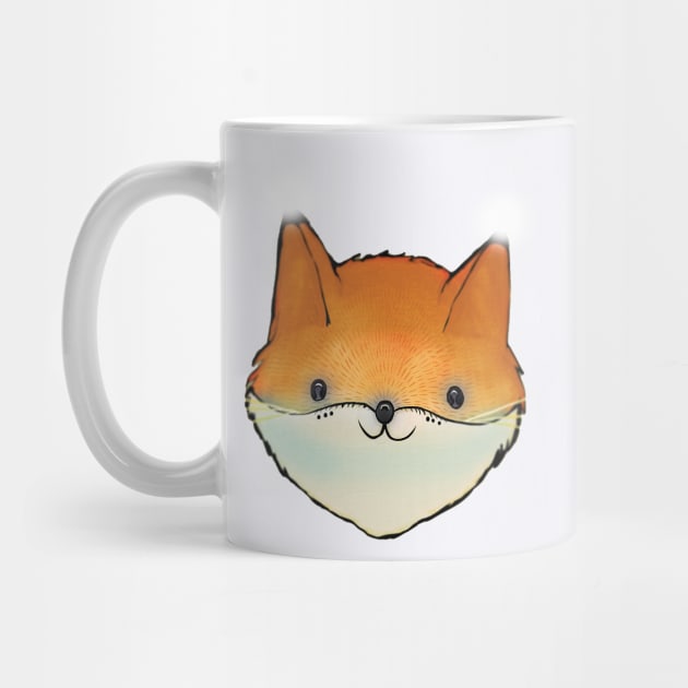 Funny fox artwork by Fancy store